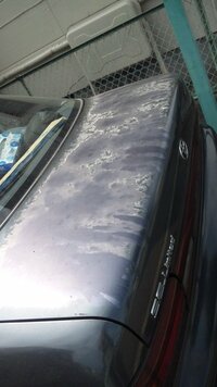車のクリア塗装がはがれてきました １３年落ちヴィッツで まだ８ Yahoo 知恵袋