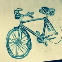 上手く見えるような描き方のアドバイスをください 自転車の絵を下手 Yahoo 知恵袋