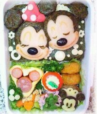 かわいいキャラ弁があったらお写真ください ディズニーとかだと嬉しいです Yahoo 知恵袋