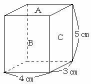 この直方体の 表面積の解き方 を教えてください 一面ずつたしてい Yahoo 知恵袋