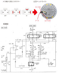 ズーマーのヘッドライトの配線って何色ですか ホンダ車一 Yahoo 知恵袋
