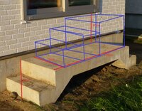 コンクリートブロック階段の作り方 素人diy に関して 教えて下さ Yahoo 知恵袋