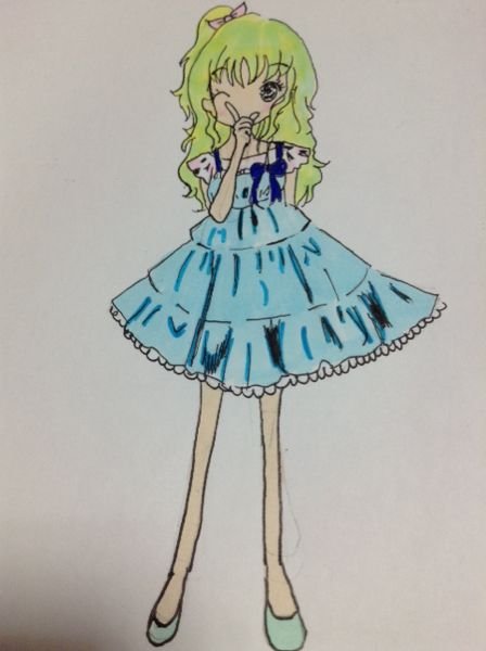 小学1年生の妹が描いた絵です。 - 友達にうまいと言われるそ