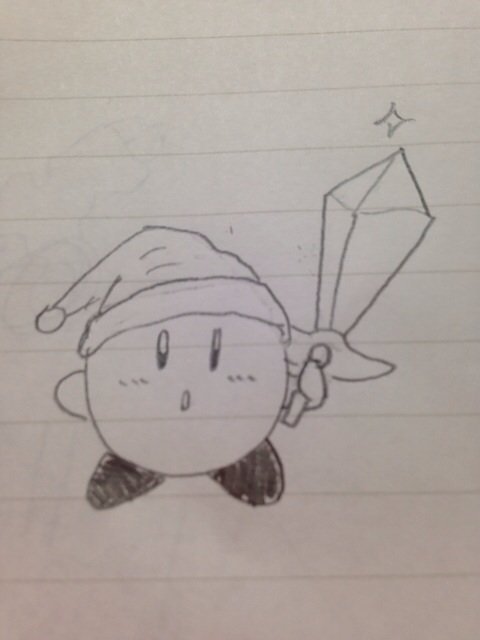 長男が描いた絵 色鉛筆でわらび餅を描きました Colored pencil drawing of a warabi