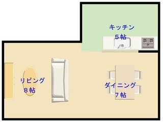 図の様なl字型のldkの場合 エアコンはどこに設置すると効果 Yahoo 知恵袋