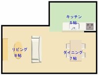 図の様なL字型のLDKの場合、エアコンはどこに設置すると効果的ですか？
※キッチンが北側で、東西方向にリビングダイニング、リビング上に4畳の吹き抜けがあると仮定。 