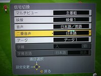 Digaで音声切替ができません どうすればいいでしょうか 新しくテレビ Yahoo 知恵袋