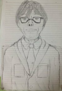 ヒカキンを描きました 絵の評価をお願いします Yahoo 知恵袋