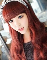 この画像の赤茶の髪色 韓国っぽく にしたいんですが市販で売ってる髪の毛 Yahoo 知恵袋