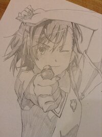 中学三年生が書いた絵です