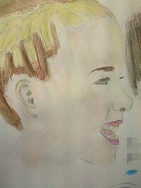 中1 色鉛筆画 人物 3次元 絵の評価というか 感想 アドバイスをお Yahoo 知恵袋