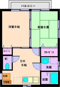 2dkのレイアウト 2dkの賃貸住宅に住むことが決まり 皆様のアイディアを頂戴 教えて 住まいの先生 Yahoo 不動産