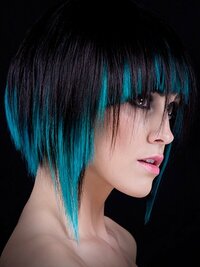 ちょっと変わった髪型にしたいのですが この画像の髪型で 青の部分を Yahoo Beauty