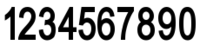 画像認証で数字はどんなフォントがあるか教えてください。

6と9の違いは90ど反転すると違いがありません。見分ける方法はありませんか？ 