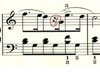 次の楽譜の右手の部分の音のリズムの取り方を教えて下さい タンタカタンタ Yahoo 知恵袋