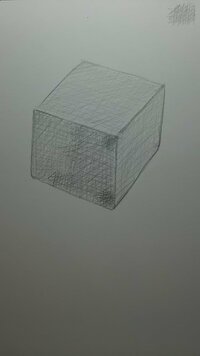 立方体描き方 立方体の描き方について質問です 中１で今日初めての技術 Yahoo 知恵袋