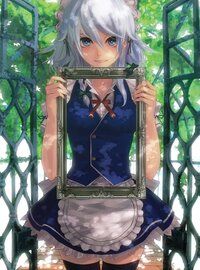 この画像の女の人は 東方projectの作品に出てくる十六夜 Yahoo 知恵袋