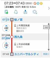 西九条駅にてゆめ咲線への乗り換えについて教えてください。

今度友人とユニバーサルスタジオジャパンに初めて遊びに行きます。

大阪内のホテルに泊まって、朝電車で行く形ですが西九条で の乗り換えで困ってます。

電車は下記画像のもので行こうと思ってます。

桜ノ宮駅から西九条駅までは乗る路線(1番線発)と書いてありますが、西九条駅での乗り換えは路線が書いてありません。
過去の...
