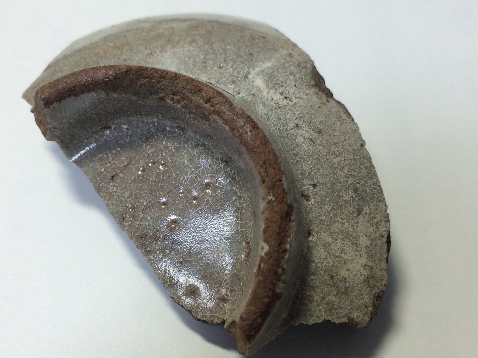 1600年頃に廃城になった城跡で拾った陶器の破片なのですが