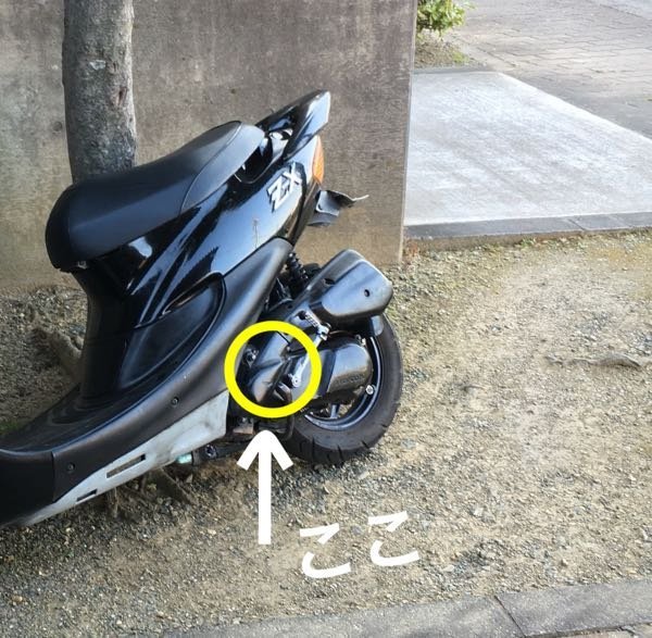 ライブディオZX、AF35のクランクケースが外れません！このホットエア
