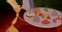 ディズニー映画美女と野獣のbeourguestのシーンで ルミエールが Yahoo 知恵袋