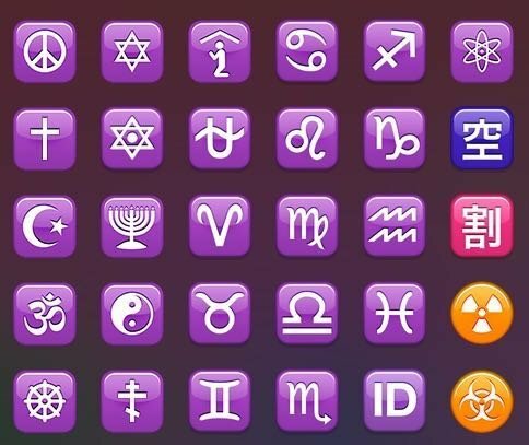 Iphoneの絵文字の この紫の絵文字たちの意味をそれぞれ教 Yahoo 知恵袋