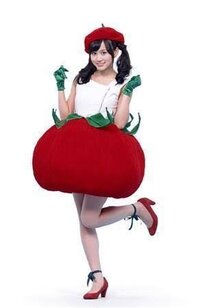 cosfit 前田敦子さんの野菜シスターズ(トマト)の衣装を手作りで作りた... - Yahoo!知恵袋
