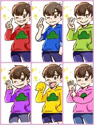 おそ松さんを自分絵で書いてみました 評価お願いします Yahoo 知恵袋