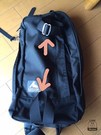 グレゴリーのバックパックですが、この上下のベルトは何に使用するものでしょうか？ 