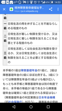 精神障害者手帳２級です 障害基礎年金の２級にほぼ比例す Yahoo 知恵袋