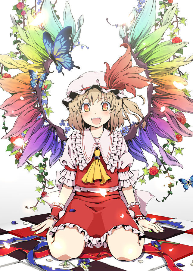 フランドール 髪型 東方Project ミヤスリサ先生 描き下ろしB2