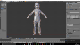 Blenderでボーンを組んで最後にctrl Pでwithautoma Yahoo 知恵袋