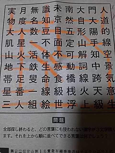 週刊文春の1166回てこずるパズルのシークワーズがわかりませ