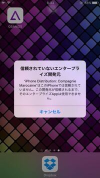 Gba4iosをiphoneでプレイしてたのですが 写真のようになって開けなくな Yahoo 知恵袋