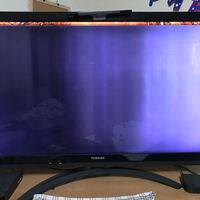 東芝レグザ42z2ですが 寒い時電源を入れると上の方だけ映り Yahoo 知恵袋