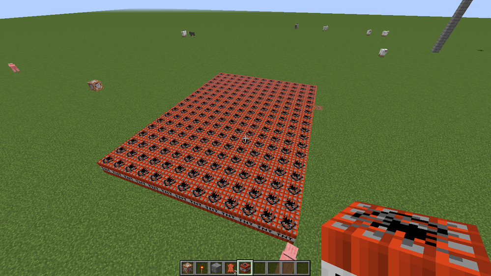 マインクラフトのコマンドでの質問です Tntの板 を上空に作 Yahoo 知恵袋