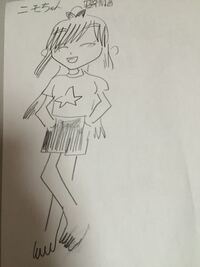 私が描いた擬女化させたファインディング ニモの絵 パジャマ姿です 似合 Yahoo 知恵袋