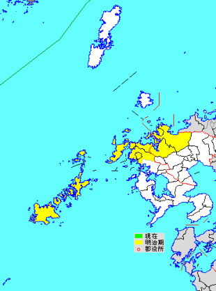 Yahoo!知恵袋西松浦郡・東松浦郡は佐賀県、
北松浦郡・南松浦郡は長崎県にあります。