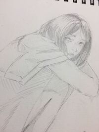 初めて人物模写をしました 自分でもバランスが悪かったり Yahoo 知恵袋