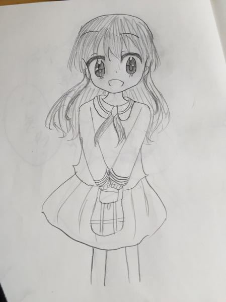 小学1年生の妹が描いた絵です。 - 友達にうまいと言われるそ