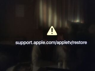 Appletvの本体が急に点滅してテレビの画面をつけたらこの画面が出ま Yahoo 知恵袋