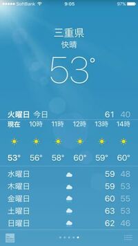 Iphoneの天気がおかしいです 直し方わかりますか 温度表示が Yahoo 知恵袋