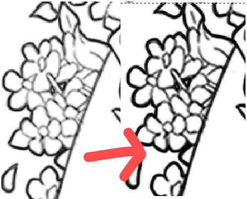 Photoshopを使っているのですが 色をつけると何故か線 Yahoo 知恵袋