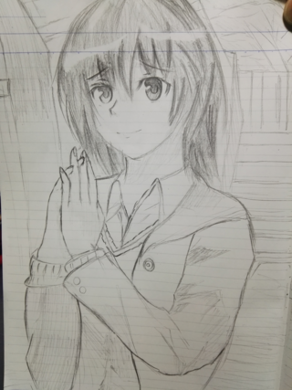 絵の評価お願いします 簡単模写 少し見て描きました なんか女 Yahoo 知恵袋