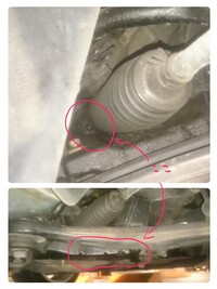 ドライブシャフトブーツの破れでしょうか 左折時にポコポコ音がなるのでこ Yahoo 知恵袋