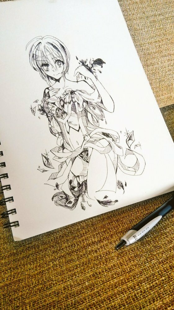 中１女子です 先日教室でイラストを描いていたら友達に気持ち悪い絵だね