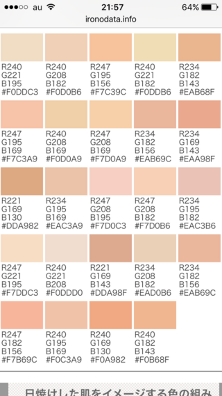画像gimpで肌色を出す場合カラーコードの所のhtmlにこういうのを書 Yahoo 知恵袋