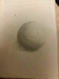 中学2デッサン 球体です 球体と調べて出てきたのを書きました デッサン Yahoo 知恵袋