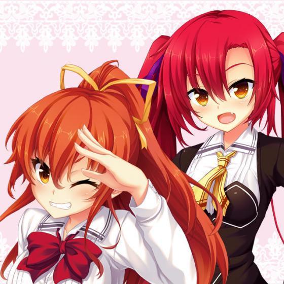 釣り目で赤髪でポニーテールの女性キャラはいますか？ただし佐倉