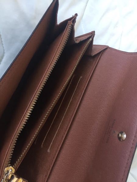 ルイヴィトンの長財布 ｍ61725を持っているのですが偽物です Yahoo 知恵袋